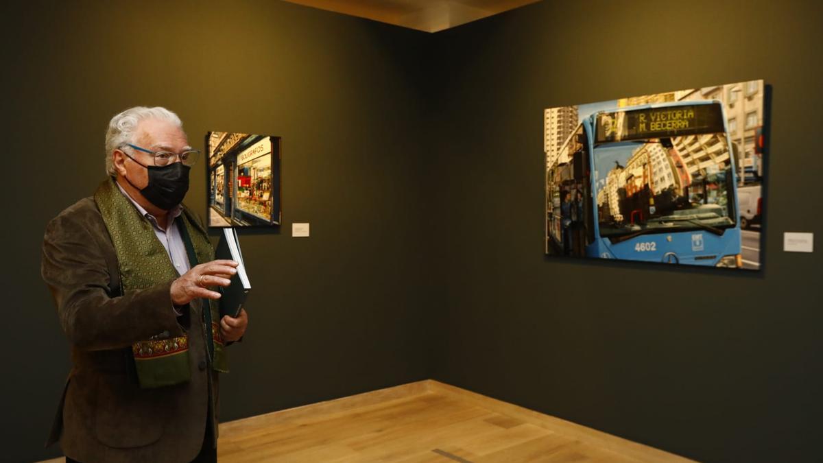 José Miguel Palacio, en la exposición del Patio de la Infanta.