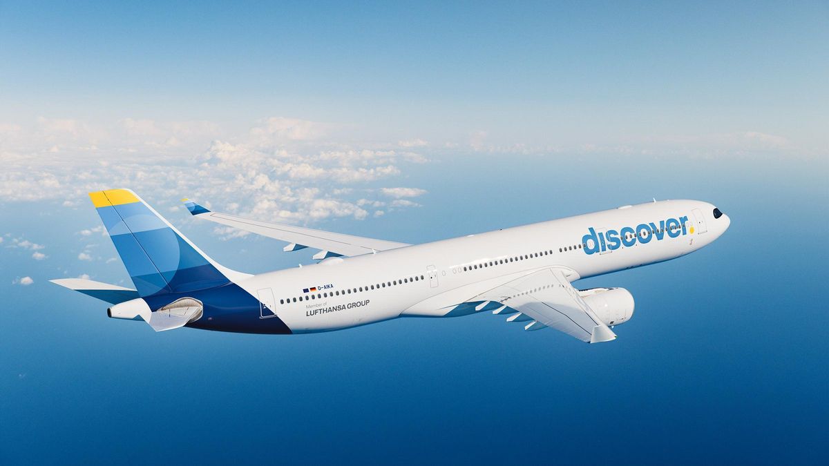 Ein A330-300 von Discover Airlines.