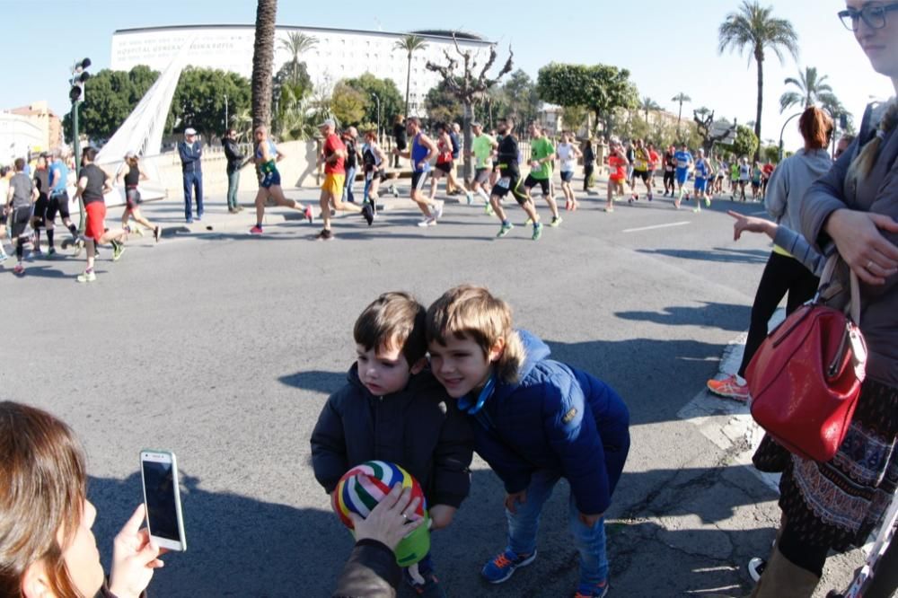 Media Maratón Murcia: Paso por Puente Reina Sofía