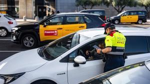 Control policial de los Mossos dEsquadra