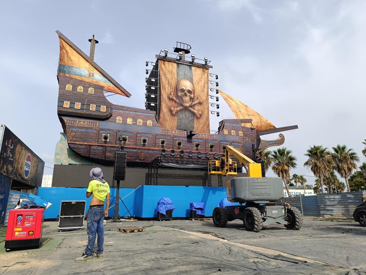 El galeón pirata.