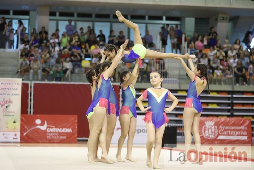 Clausura de las escuelas de Cartagena de gimnasia rítmica y estética de grupo