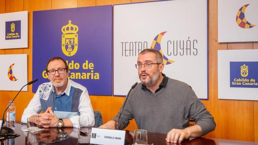 Juan Gea y Gonzalo Ubani, en el Cuyás.