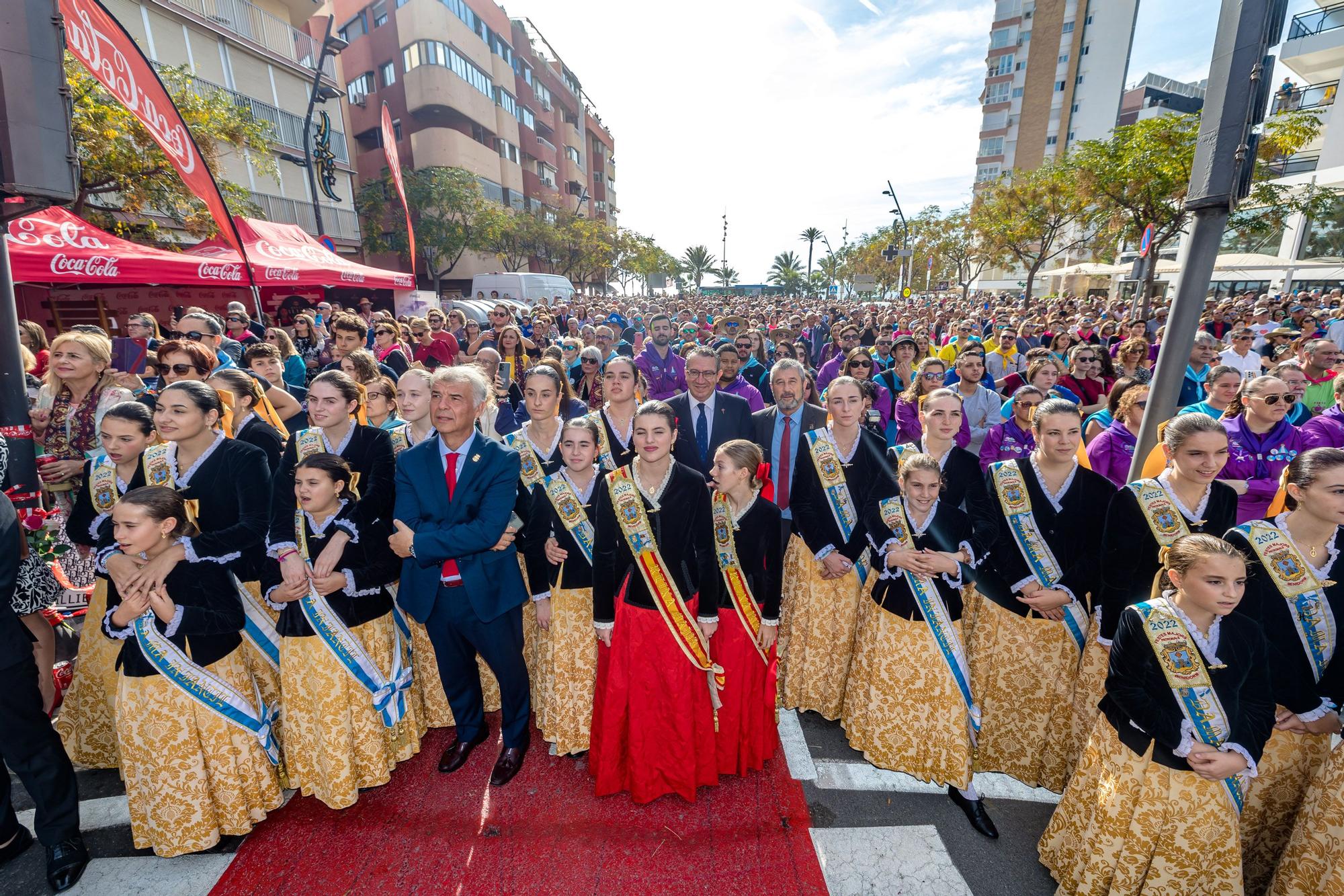 Segunda Mascletá en honor a Sant Jaume en las Fiestas de Benidorm