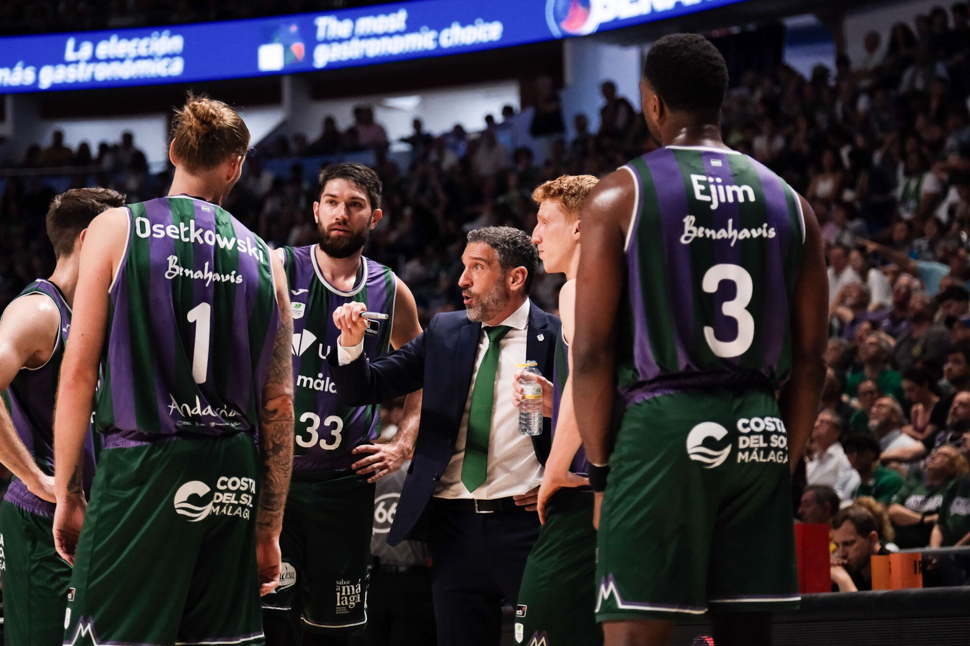 Imágenes del partido del UNICAJA vs UCAM Murcia en el Martín Carpena