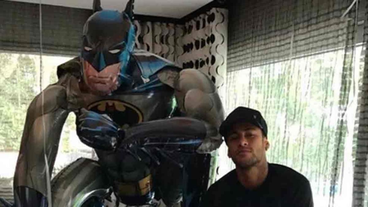 Neymar es un fan de Batman