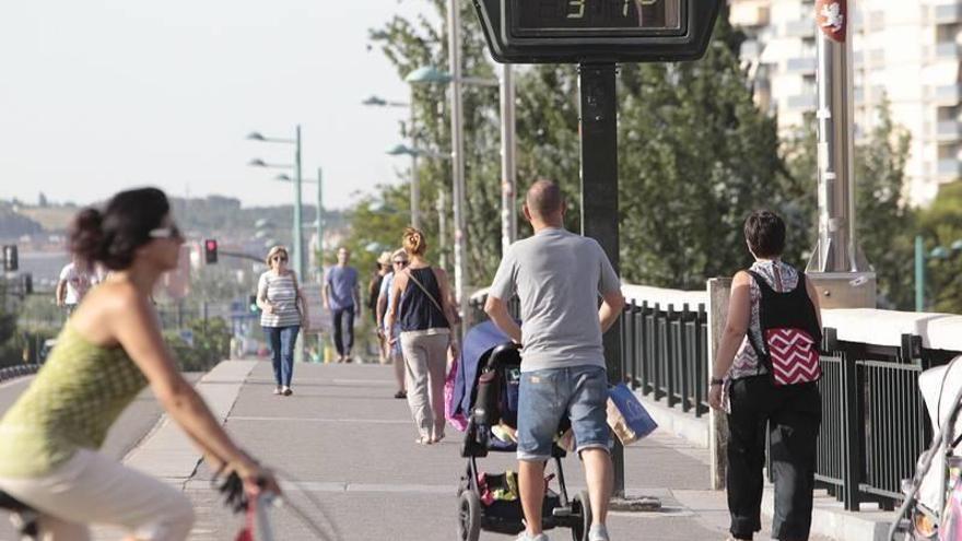 Temperaturas máximas altas en varios puntos de Aragón