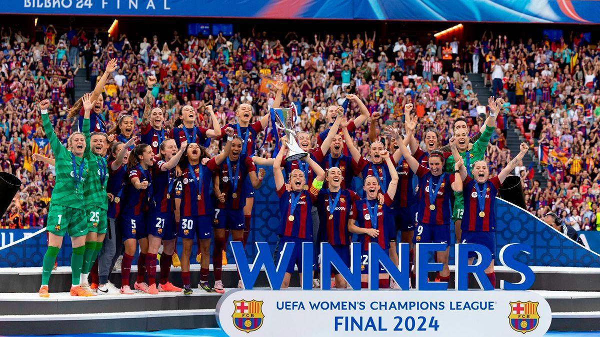 El FC Barcelona fue el campeón de la última Champions femenina