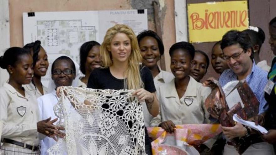 Shakira dona dinero para la reconstrucción de una escuela en Haití