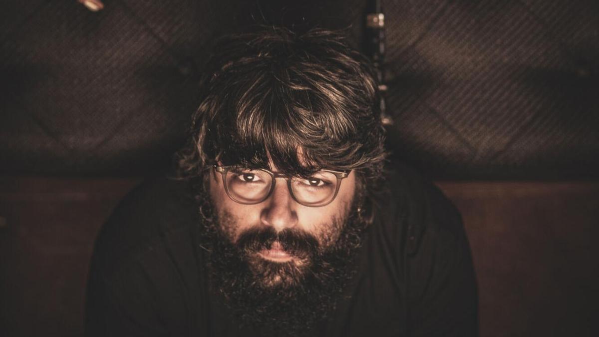 David Bellas, gaiteiro, compositor e profesor de gaita no Conservatorio Profesional de Música de Viveiro.