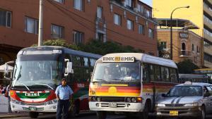 Autobuses en Perú, en una imagen de archivo.