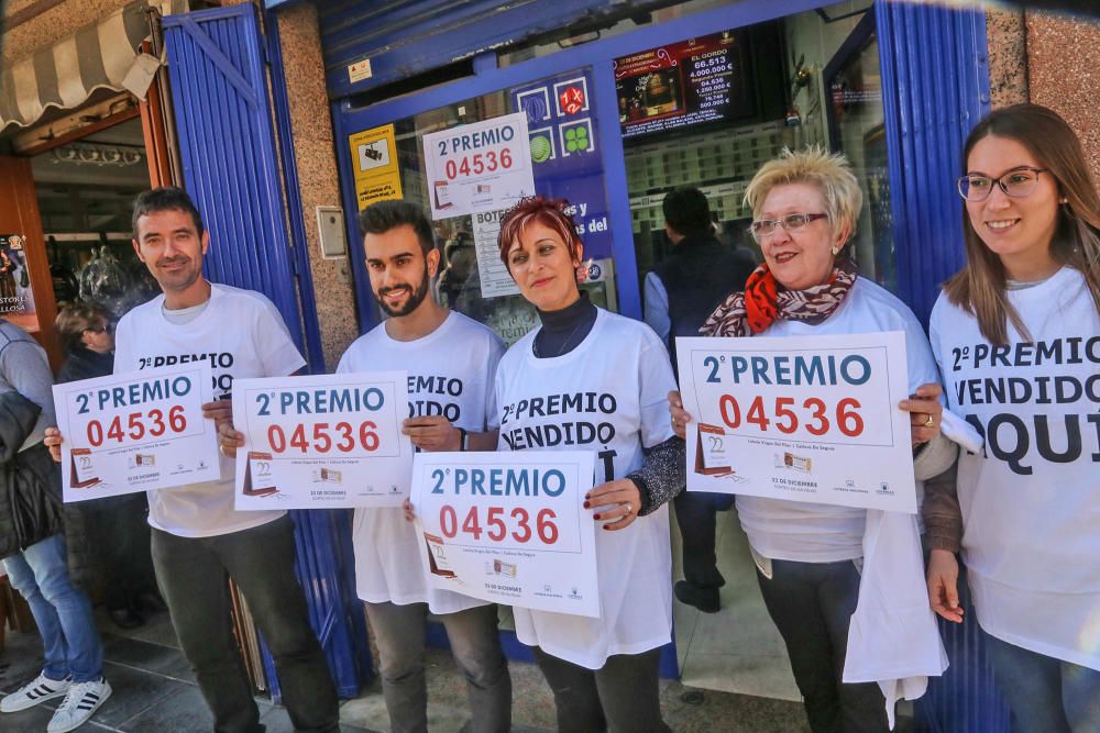 La administración de Callosa de Segura ha vendido 30 décimos del segundo premio