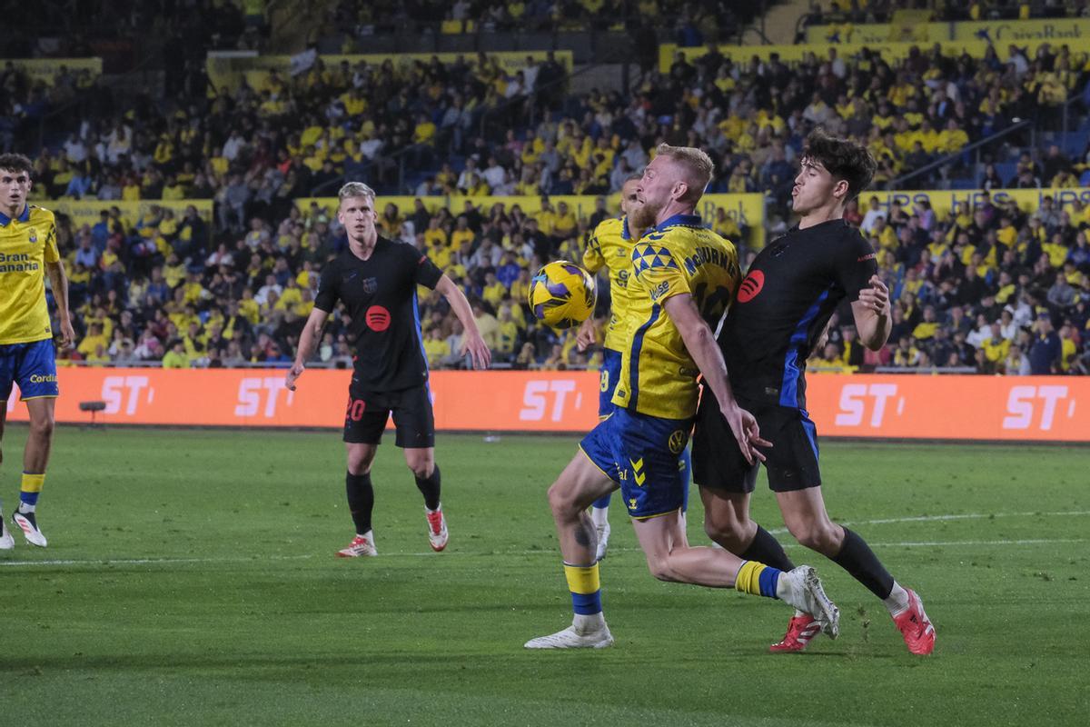 El partido UD Las Palmas-FC Barcelona, en imágenes (0-2)