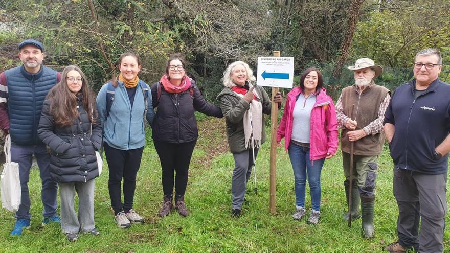 Vaipolorío señaliza el nuevo tramo del paseo de Os Gafos | FDV