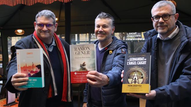 Jordi Puntí, Ramon Gener y Jaume Clotet, protagonistas del desayuno de Sant Jordi de Grup 62