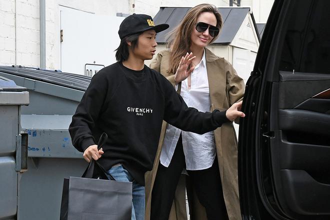 Angelina Jolie y su hijo Pax Thien