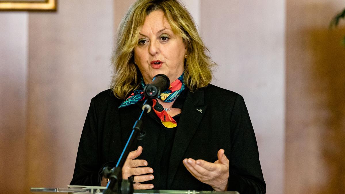 La alcaldesa de Calp, Ana Sala, que ha presentado su dimisión como presidenta local del PP.