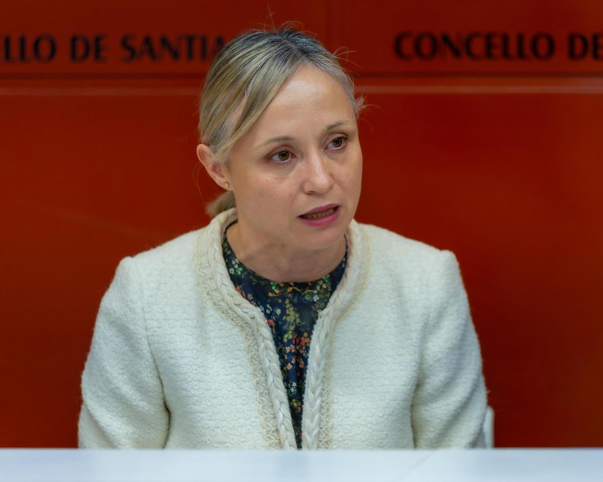 Marta Abal, concelleira do PSOE en Santiago
