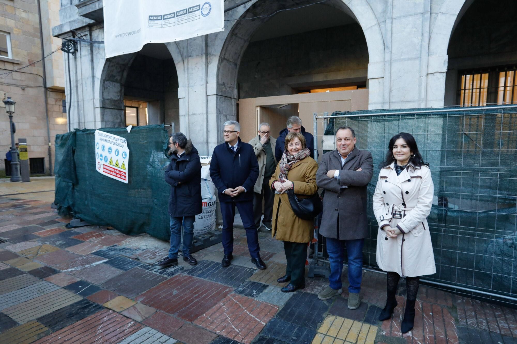 En imágenes: Así avanzan por dentro las obras en la nueva sede del Conservatorio de Avilés