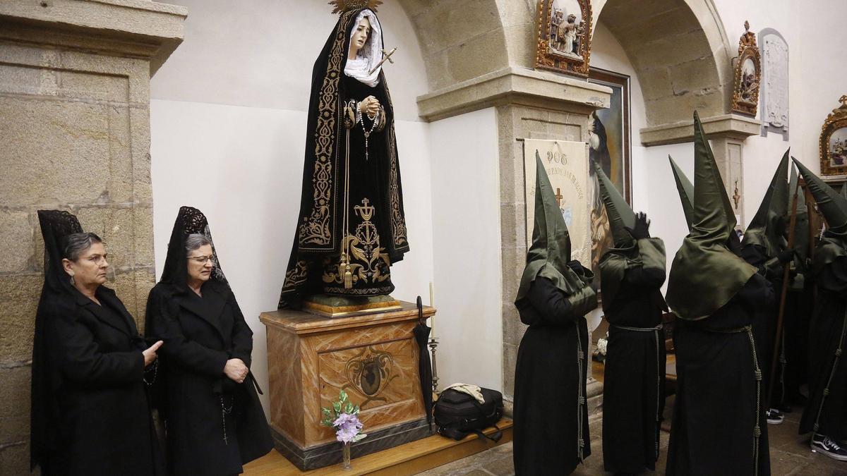 Procesión da Oración no Horto das Oliveiras e prendemento na igrexia de San Francisco