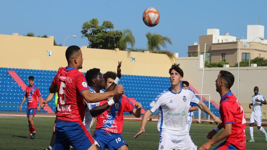 La UD Lanzarote derrota al filial del CD Tenerife en el minuto 93 de partido