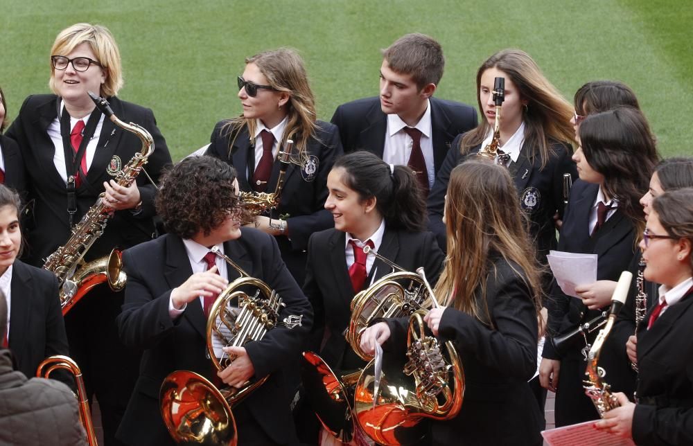 El pasodoble 'Els Poblets' suena en Mestalla