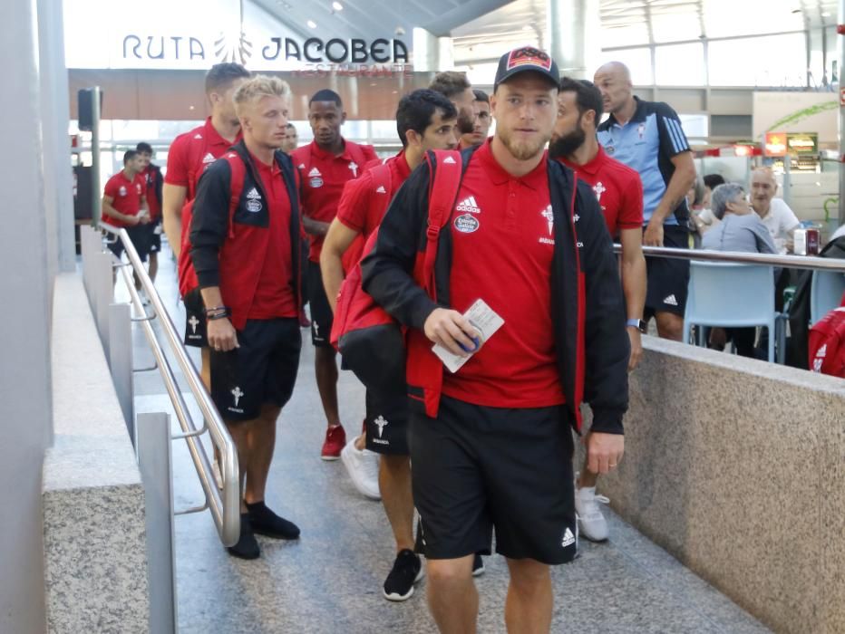 El Celta pone rumbo a su pretemporada en Inglaterra