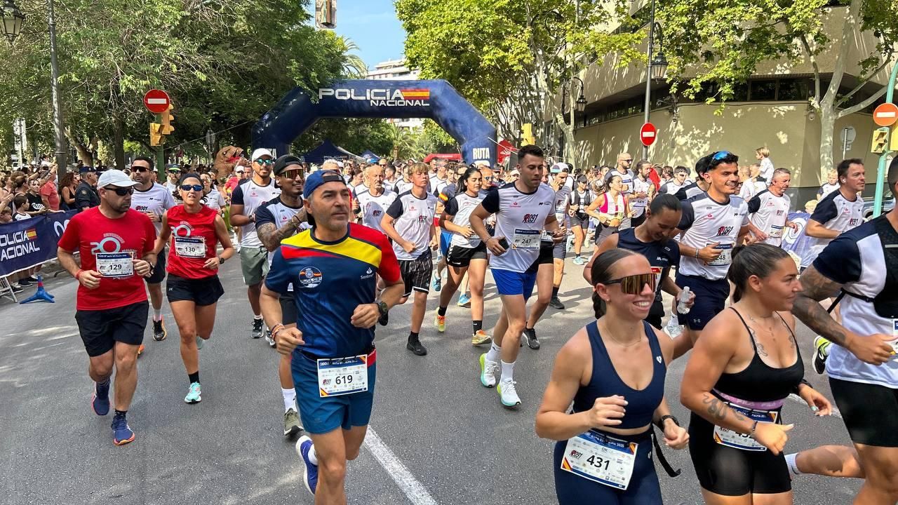 Éxito de la carrera solidaria 'Ruta 091' de Palma