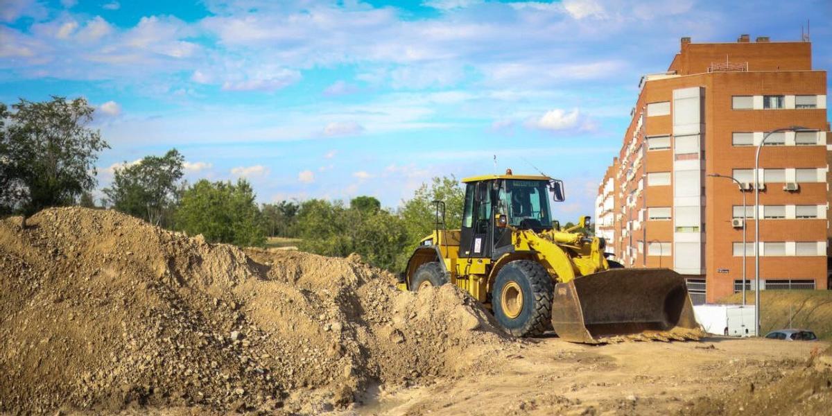 Obras del cantón de limpieza de Vicálvaro