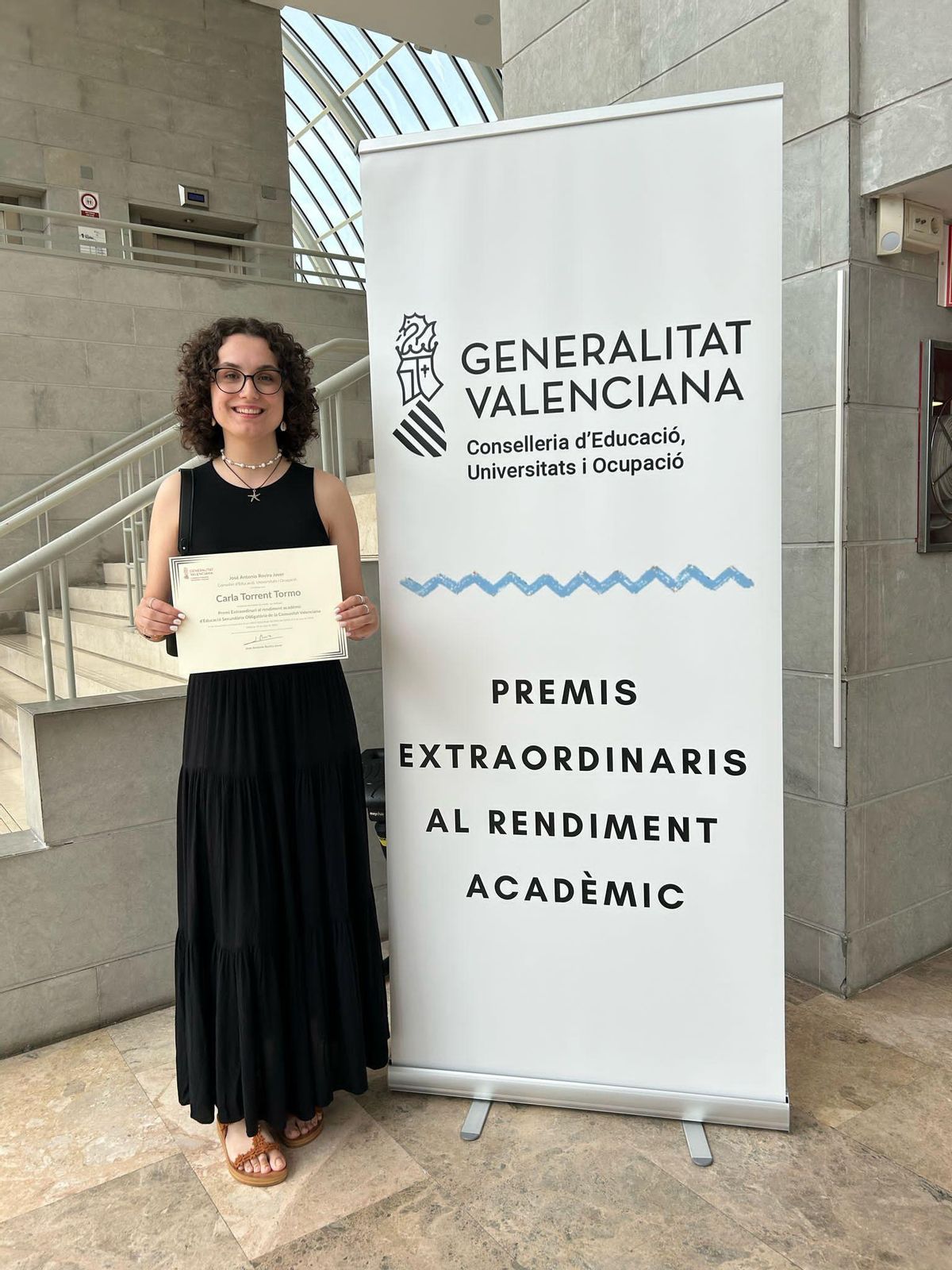 Carla Torrent, del IES Jaume I de Ontinyent.