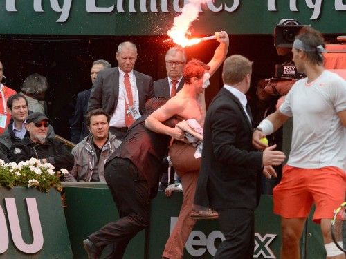 Protestas en la final de Roland Garros