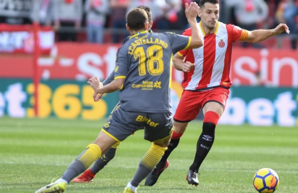 Partit de la Lliga entre el Girona FC i Las Palmas