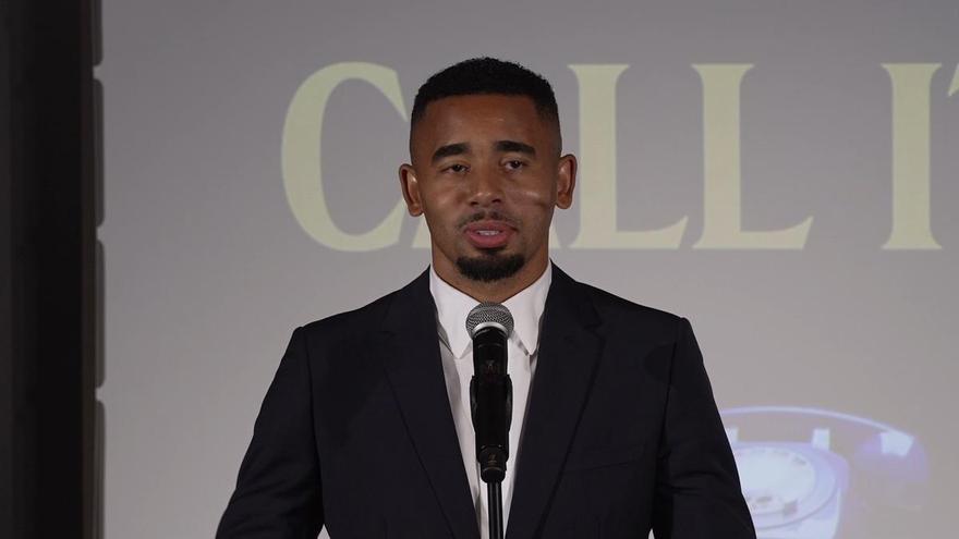 Gabriel Jesus tras su fichaje por el Barça: "Es un sueño estar aquí. Estoy muy feliz y emocionado."