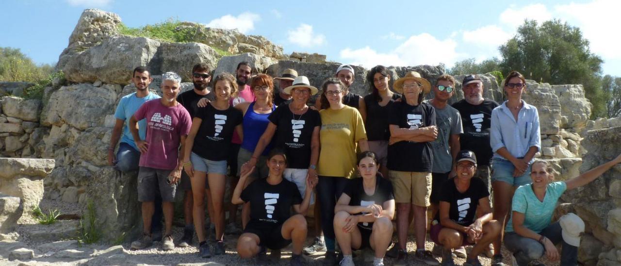 Equipo de excavación de Son Fornés, en Montuïri.