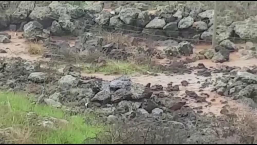 Lluvia en Las Cañadas de Recia