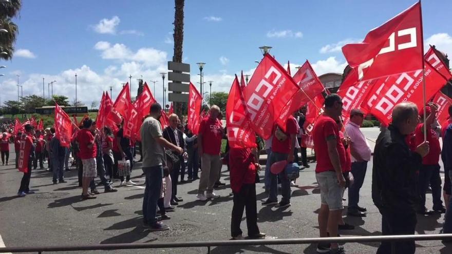 Manifestación en Gran Canaria por el 1 de mayo