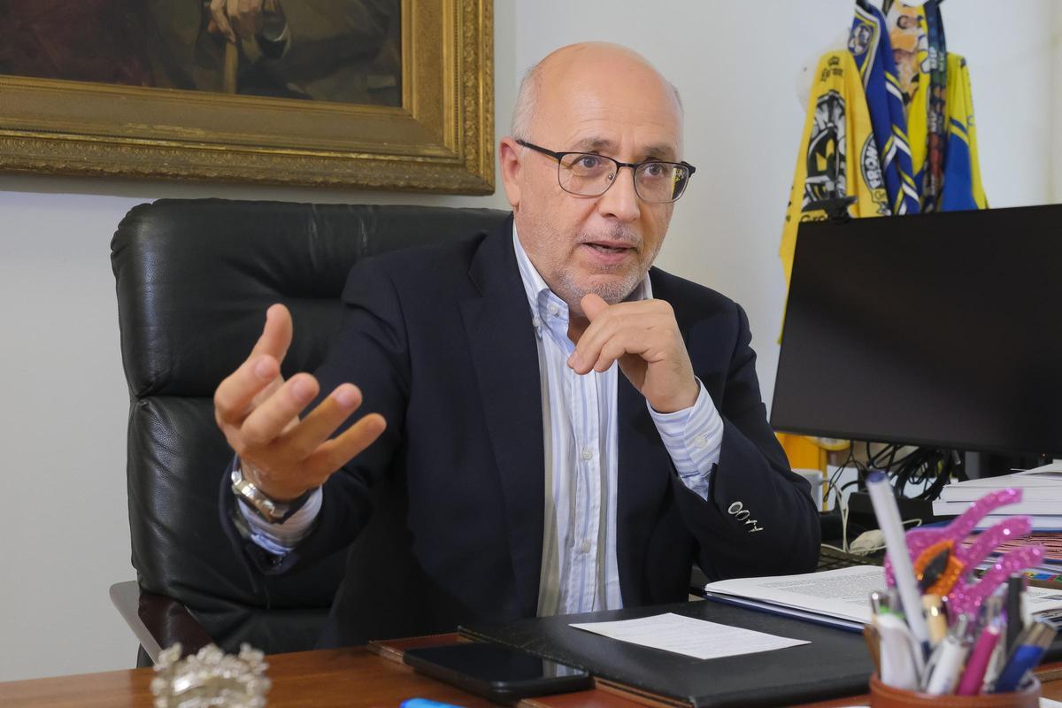 El presidente del Cabildo de Gran Canaria, Antonio Morales.