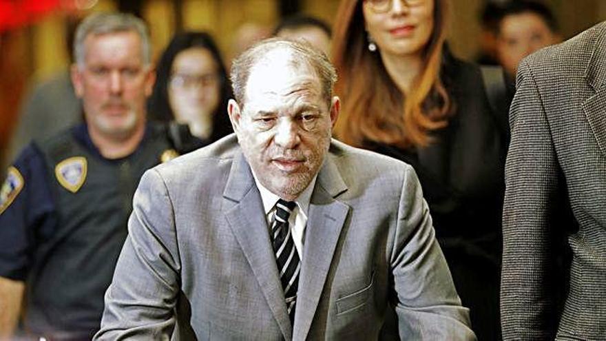 Harvey Weinstein, durante el juicio por abusos sexuales.