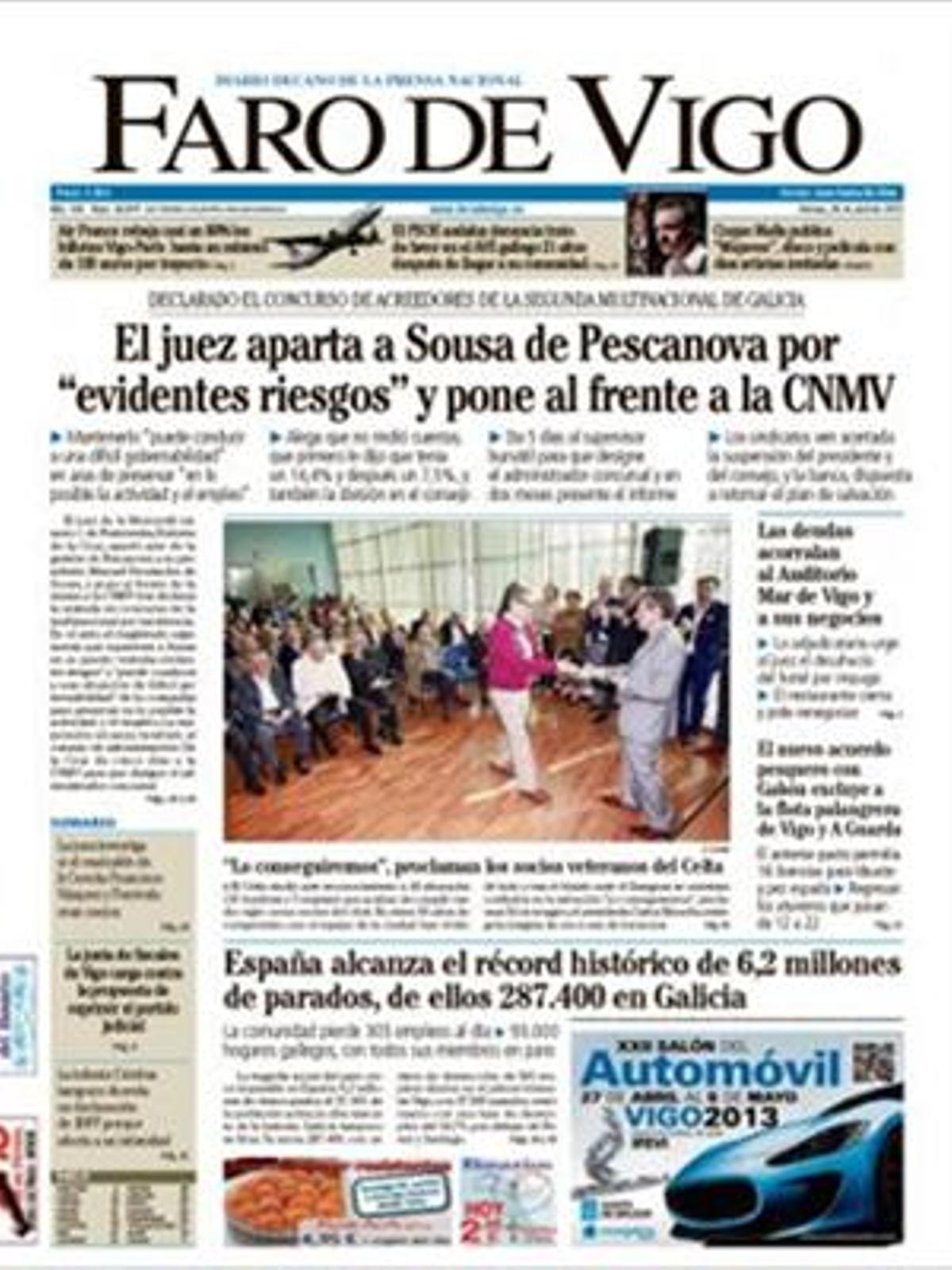 La juez investiga la relación empresarial de Francisco Vázquez y Fontenla en Someso