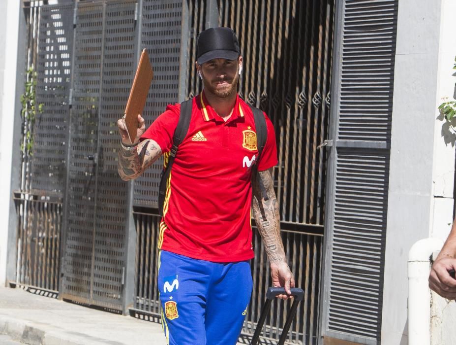 El entrenamiento de La Roja ayer en el Rico Pérez