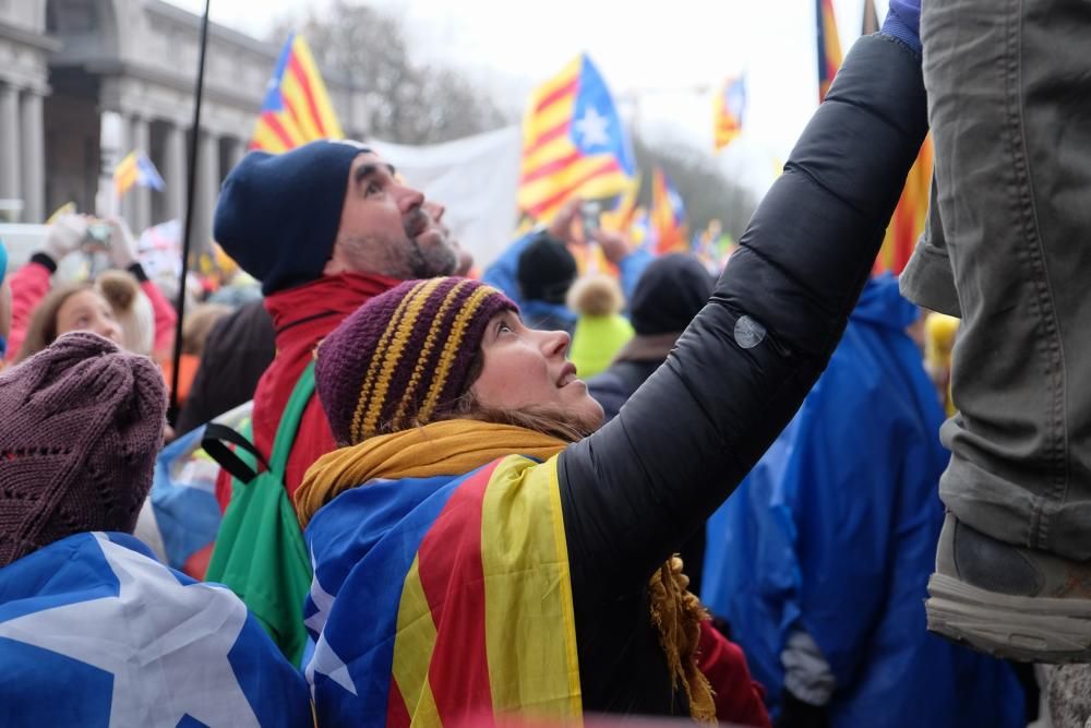 La manifestació de Brussel·les vista des de dins