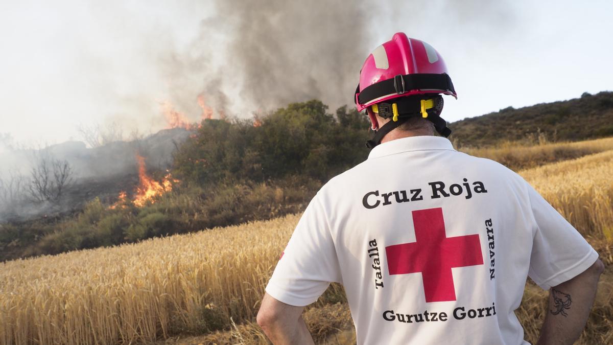 Estabilizado el incendio de Leyre en Navarra pero el fuego sigue su avance en Zamora.