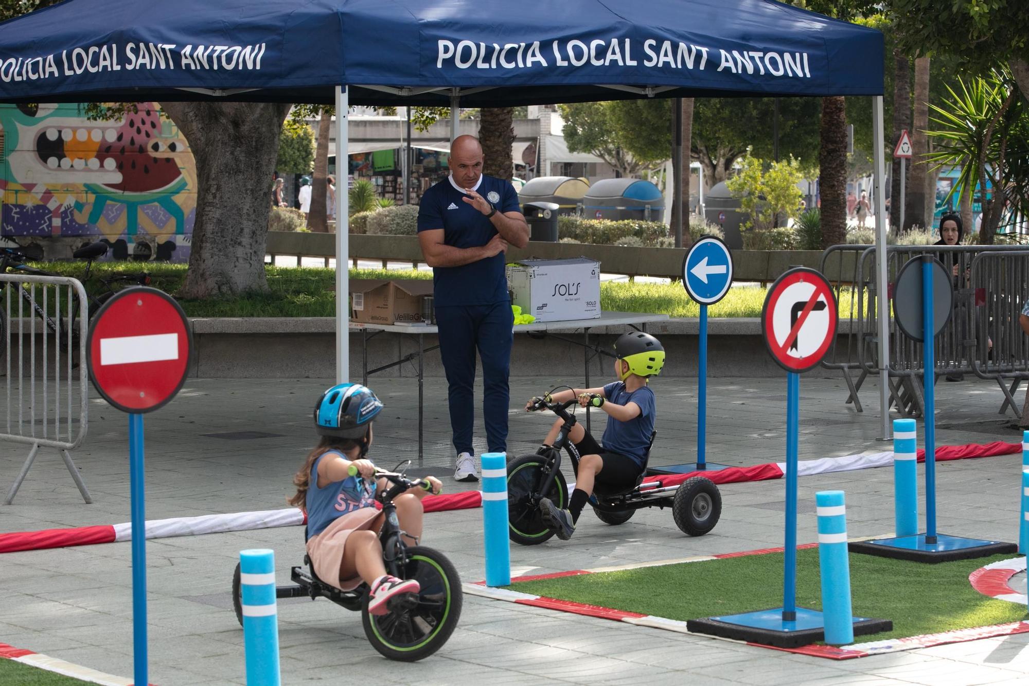 Circuito de seguridad vial en el Passeig de ses Fonts