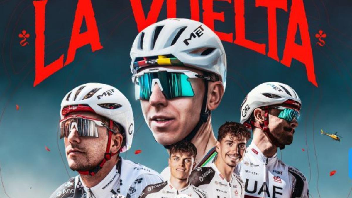 Pogacar encabeza el cartel de La Vuelta