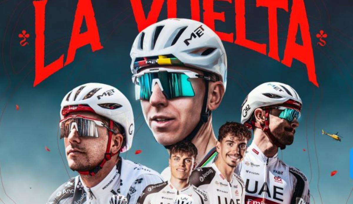 Pogacar encabeza el cartel de La Vuelta