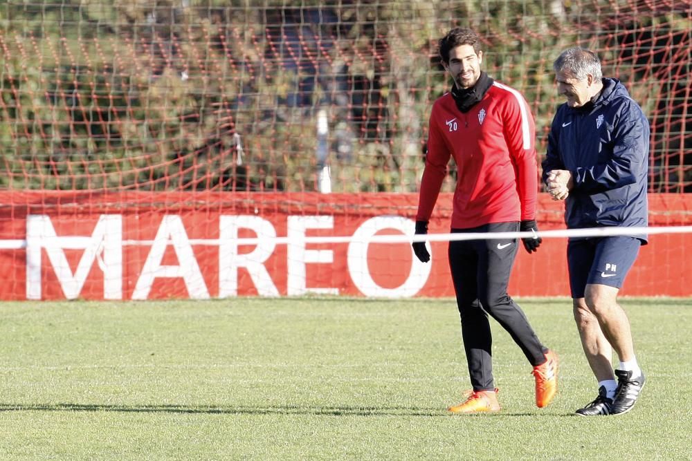 Entrenamiento del Sporting