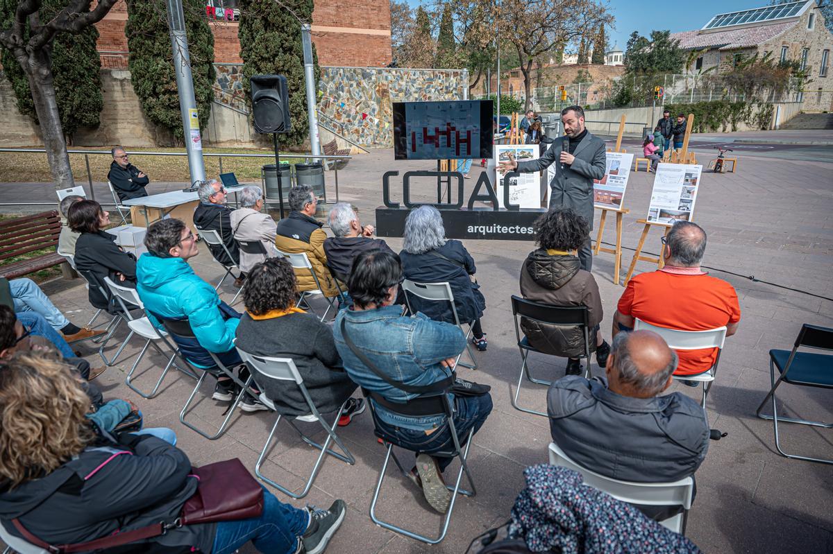 Fiesta de la arquitectura en la masía de Can Valent de Barcelona, tras su rehabilitación.