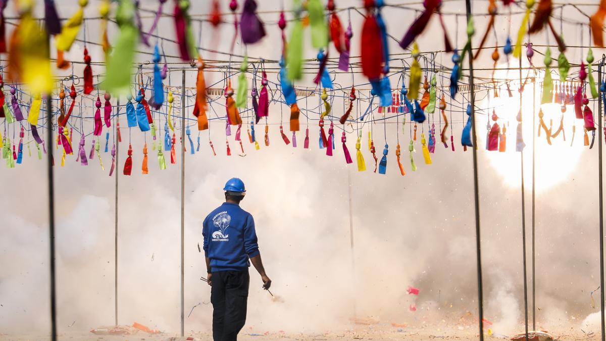 La primera mascletà de las Fallas 2022, hoy.