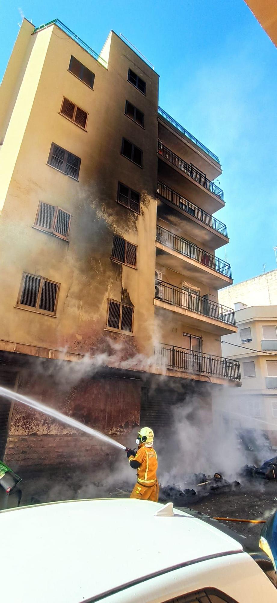 Das sind die Ausmaße des Brandes in Palma, der sich am Dienstagmorgen (15.8.) ereignet hat