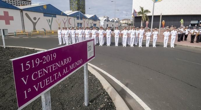 LAS PALMAS DE GRAN CANARIA. Monumento a la circunnavegación y nuevo muelle Elcano  | 12/11/2019 | Fotógrafo: José Pérez Curbelo